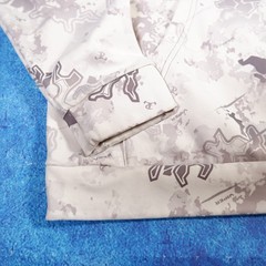 RedHead Mens Hoodie White Deer Skull White Gray Camo Long Sleeve Large