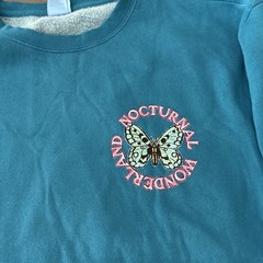 Nocturnal Wonderland pullover Sweatshirt Adult L Blue