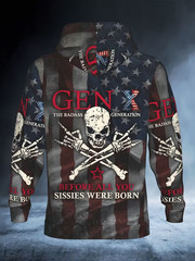 Bold American Flag Design 3D All Over Print Hoodie – Adults & Youth