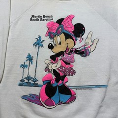 Vintage 90s Disney Minnie Mouse Myrtle Beach South Carolina Sweatshirt One Size