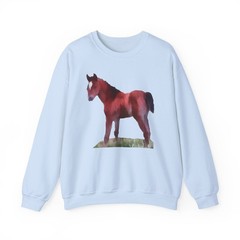 Horse ‘Contata’ Unisex 50/50 Crewneck Sweatshirt