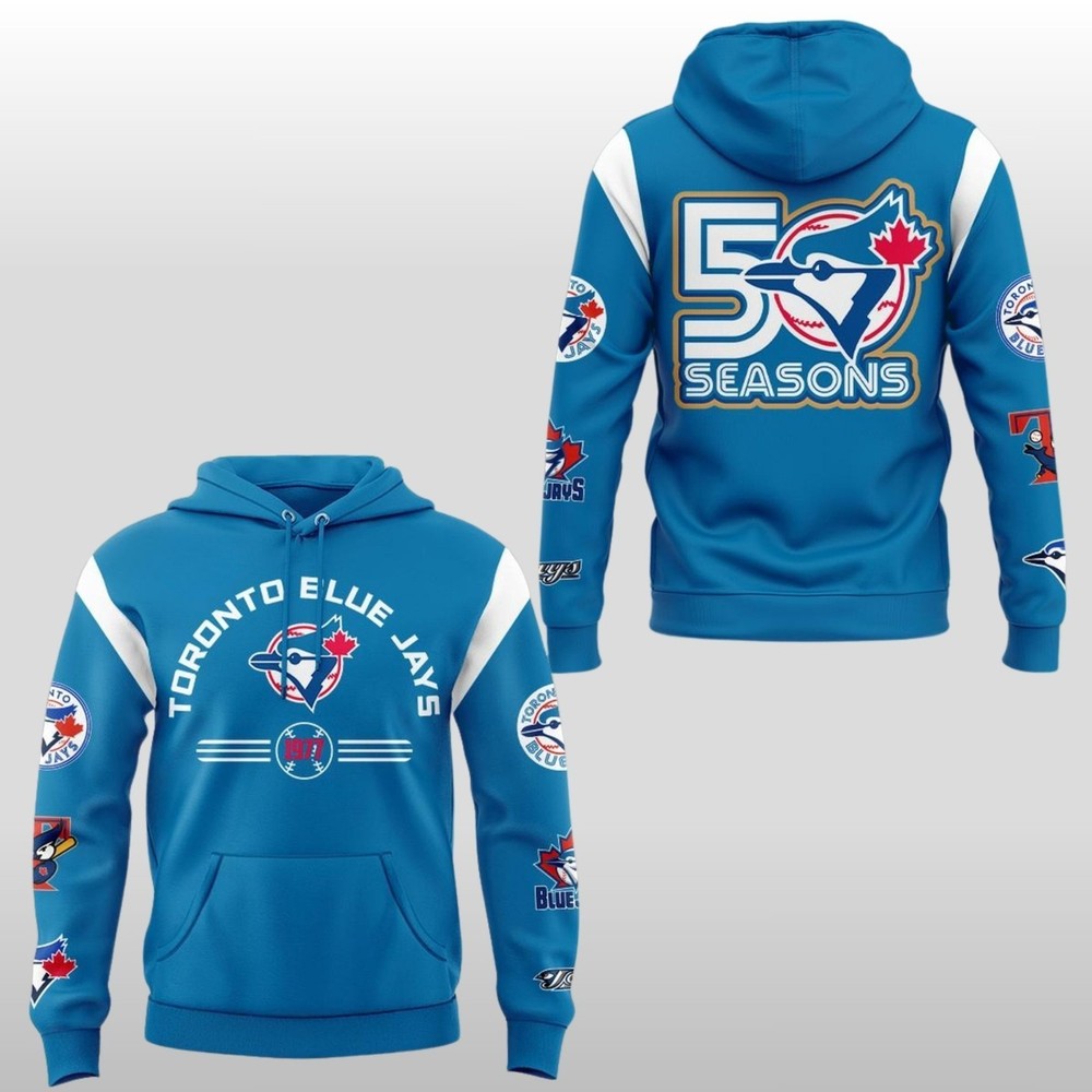 2026 Toronto Blue Jay 50 Seasons Hoodie All Over Print