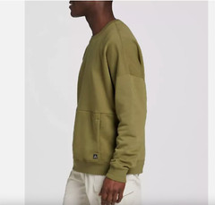 Alpine Design Men’s Solid Fleece Crewneck Sweatshirt Sizes S, M, L, XL & XXL New