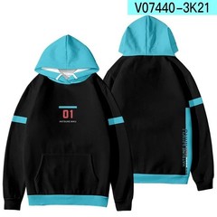 Kawaii Hatsune Miku Cartoon Anime Winter Hoodie 3D Printed Zipper Cardigan Hood