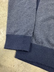 Vince Wool Cashmere Hoodie Men’s Medium Long Sleeve Hooded Sweater Blue EUC