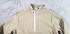 Goodfellow & Co Men’s Polar Fleece Half Zip Sweatshirt, Tan Size Medium