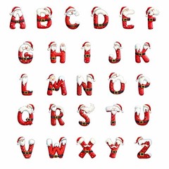 Personalised Alphabet SANTA Family Christmas Jumper | Xmas Sweatshirt | Novelty