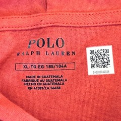 Polo Ralph Lauren Mens XL Red Long Sleeve Hooded Sweatshirt Pony Logo Casual