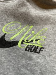 Nike Golf Sweatshirt Hoodie Gray Logo Swoosh Athleisure Mens Large Sports