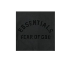 Fear of God Essentials Hoodie – Jet Black – Size XXS – Used