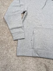 $55 Under Armour Hoodie Mens Small Gray Loose Hustle Fleece Center Logo NWT