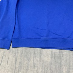 Champion Sweatshirt Mens Large Royal Blue Graphic Logo Knit Cotton Athletic Wear
