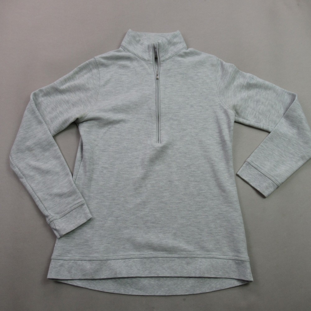 Peter Millar Men’s S Small Light Gray Quarter Zip Pullover Sweatshirt Activewear
