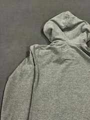 Reflex Hoodie Mens Medium Heather Gray Cotton Stretch Ribbed Trim Full Zip