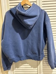 Project Fluent Blue Graphic Hoodie Sweatshirt Pullover Size Large
