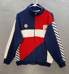 Vintage Main Event Sweatshirt Mens L Multicolor Old Money Grandpa Sailing 1990s