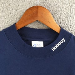 Port And Company Sweatshirt Mens M Blue Cotton Long Sleeve Round Neck Pullover