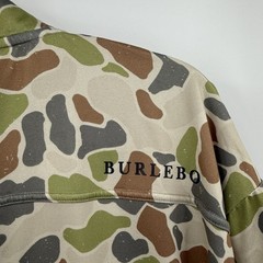 Burlebo Camo Performance Quarter Zip Pullover Hunting Shirt Men’s Large Golf