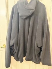 Yeezy GAP Polar Fleece Padded Hoodie BLACK SIZE XXL Engineered By Balenciaga