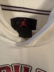 Jordan Michael Jordan Fleece Pullover Hoodie White/Cream Men’s 2XL HJ4396-133