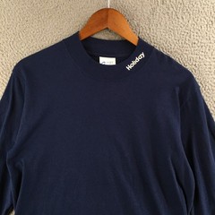 Port And Company Sweatshirt Mens M Blue Cotton Long Sleeve Round Neck Pullover