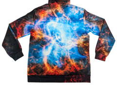 AMIALA Universe Crab Nebula Hooded Sweatshirt, 3D Unisex Hoodies S M L XL 2XL