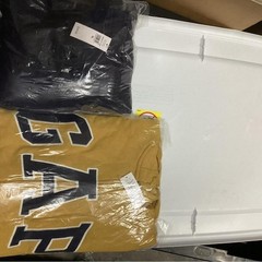 GAP Men’s SET Yellow/Navy Zip Hoodie and Navy Joggers MSRP $100 Size L