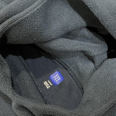 Yeezy Gap Engineered by Balenciaga Polar Fleece Padded Hoodie, Black, Size L
