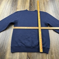 Vintage United States Navy Sweatshirt Mens S Blue US Sailor Spellout Y2K Sweater