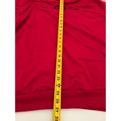 Coofandy Mens Red Black Bags Graphic Hoodie Moto Pleated Sleeve XXL Sweatshirt