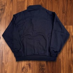 Alo Men’s Black 1/4 Zip Mock Neck Pullover Sweatshirt Logo Size XL