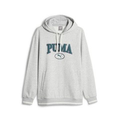 PUMA Squad Graphic Pullover Hoodie Mens Grey Casual Outerwear 67601704