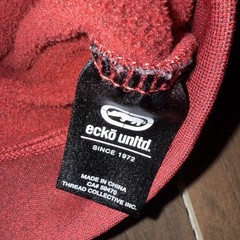 Ecko Unltd Hoodie Sweatshirt Mens/Teens Size Medium Burgundy/Maroon, Full Zip