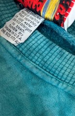 VTG 90s Gasoline Tie Dye Sweatshirt Unisex One Size To Large Blue Grunge Skaters