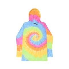 Tie Dye Multi-Color Long Sleeve Hoodie Adult S M L XL 2XL 3XL 100% Cotton