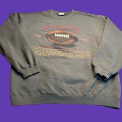 Vintage Nebraska Bugeaters Sweatshirt Green Football 90s NCAA Huskers