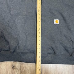 NWT Carhartt Marquette Full Zip Sweatshirt 3XL Gray Mid Weight K122