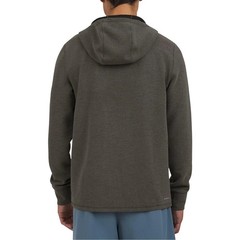 Quiksilver Men’s 4-Way Stretch Moisture Wicking Hoodie, Gray, Size M