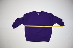 Gildan Heavy Blend Blank Long Sleeve Pullover Sweatshirt Purple 6 Pack Adult XL