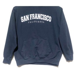 Ocean Beach Sportswear Men’s L Blue San Francisco Embroidered Pullover Hoodie