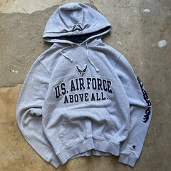 Vintage Y2K Champion United States US Air Force USAF Pullover Hoodie Men’s Small