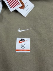 Nike Made In USA Full Zip Hoodie Mens Sz Med Khaki Brown DH5042-247 New $100