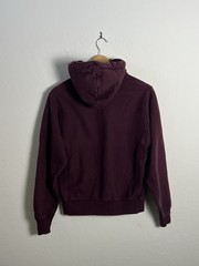 Vintage Champion Reverse Weave Burgundy Pullover Hoodie S Fleece Logo Pockets