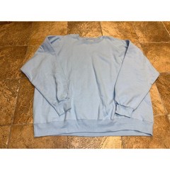 Vintage Hanes Ultimate Cotton Printpro Sweatshirt Light Blue Unisex 3XL Pullover