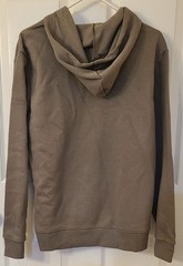 Athletic Works Full Zip Fleece Hoodie Sweatshirt Front Pockets Sz M Taupe NWT