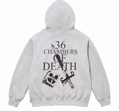 SUPREME/WU-TANG CLAN HOODED SWEATSHIRT (Grey) (L) Hoodie US Seller