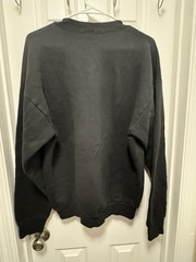 Fila Heavyweight Long Sleeve Black Sweatshirt Size XL