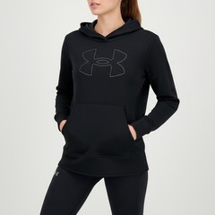 Under Armour Black Logo Hoodie Sweatshirt Size M