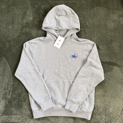 Nike Air JORDAN x Awake NY Fleece Hoodie Gray FQ5443-091 Mens Size Large