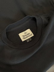 Vivienne Westwood Sweatshirt Orb Logo Black Basic Pullover Men’s Size S